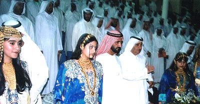 The Ruler of Dubai and other members of the Royal Maktoum family